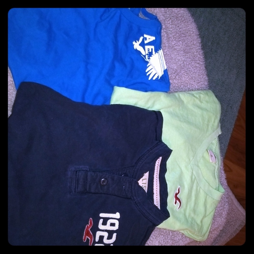 Three Mens Medium Shirts